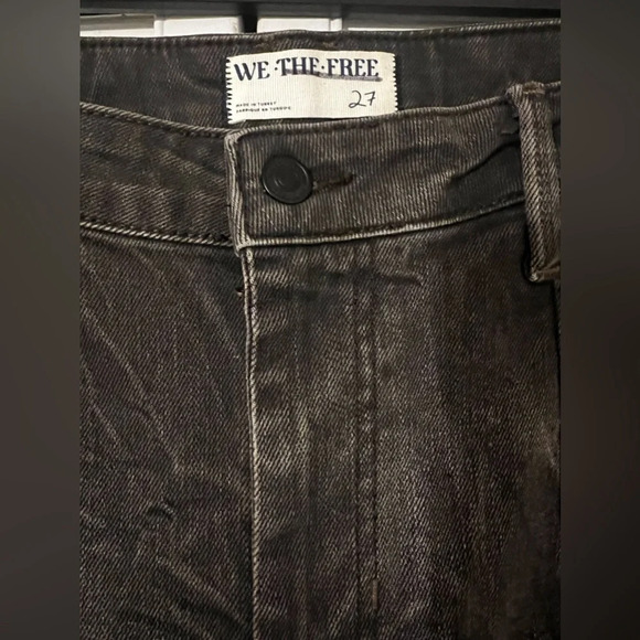 We The Free Vector Moto Mid Rise Flare Jeans Women's Size 27 - Picture 6 of 15